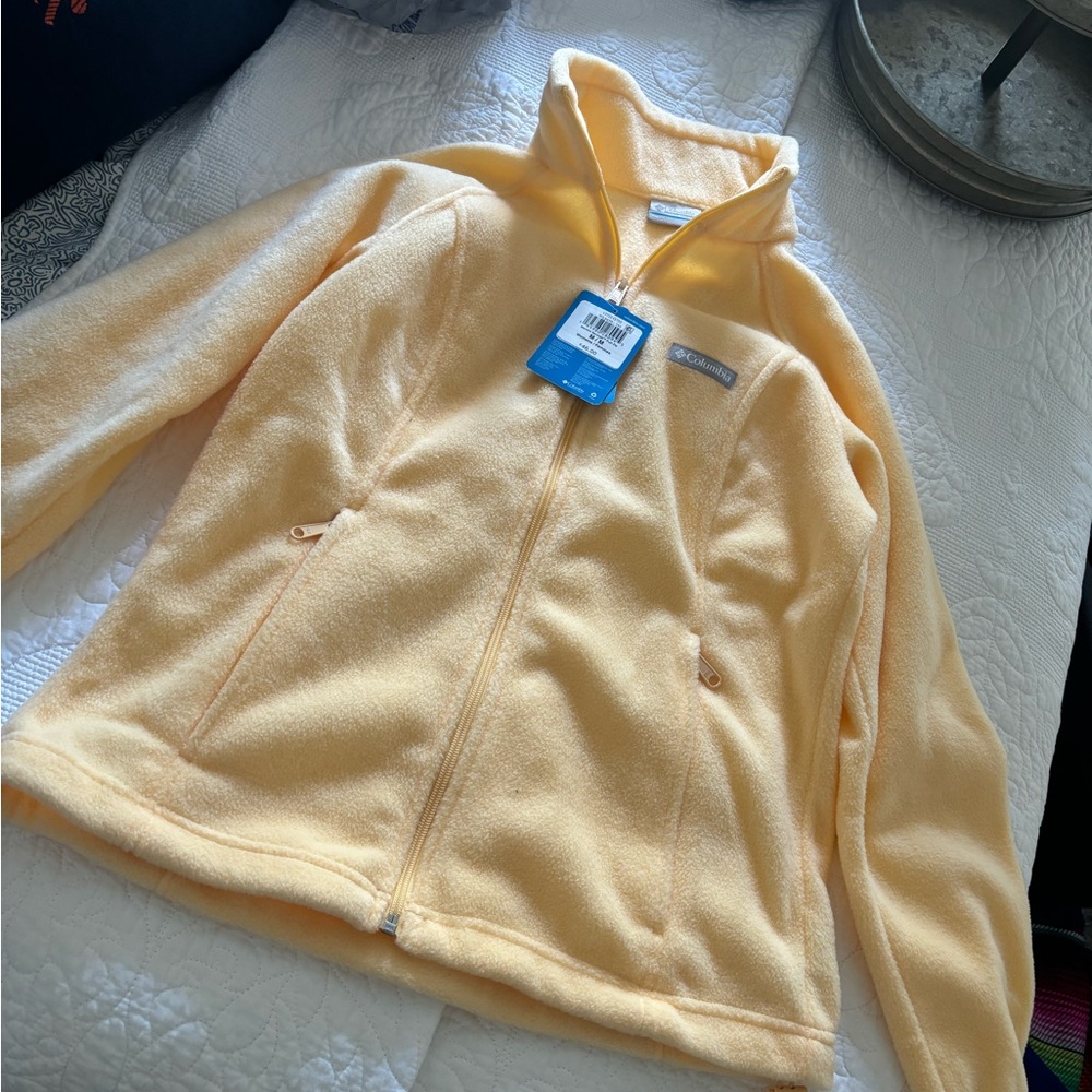 Columbia Yellow Fleece Jacket